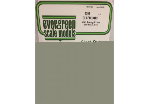 Evergreen 4051 Bretter-Verschalung, 1x150x300mm, Raster 1,30 mm, 1 Stück | Bild 2