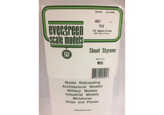 Evergreen 4501 Gehwegplatten, 1x150x300 mm, Raster 1,6 mm, 1 Stück | Bild 2