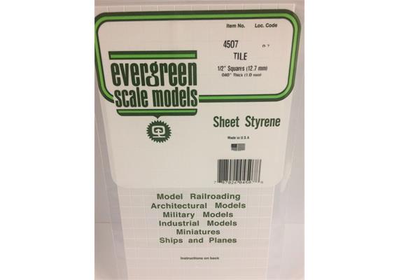 Evergreen 4507 Gehwegplatten, 1x150x300 mm, Raster 12,7 mm, 1 Stück | Bild 2