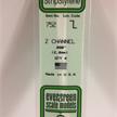 Evergreen 752 Z-Profil, 35 mm lang, Höhe 2,0mm, Dicke 0,40 mm , 4 Stück | Bild 2