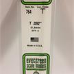 Evergreen 764 T-Profil, 35 mm lang, Höhe/Breite 2,3 mm, 3 Stück | Bild 2