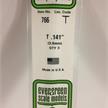 Evergreen 766 T-Profil, 35 mm lang, Höhe/Breite 3,6 mm, 3 Stück | Bild 2