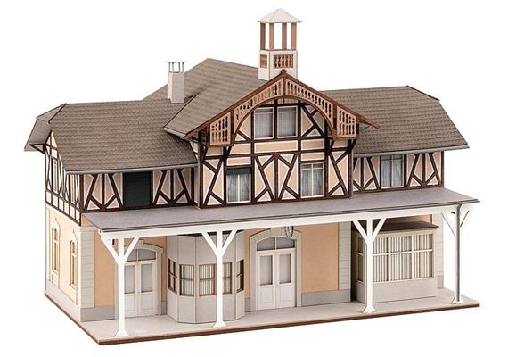 Faller 110139 Bahnhof Beinwil mit Türmchen LaserCut HO | Bild 2