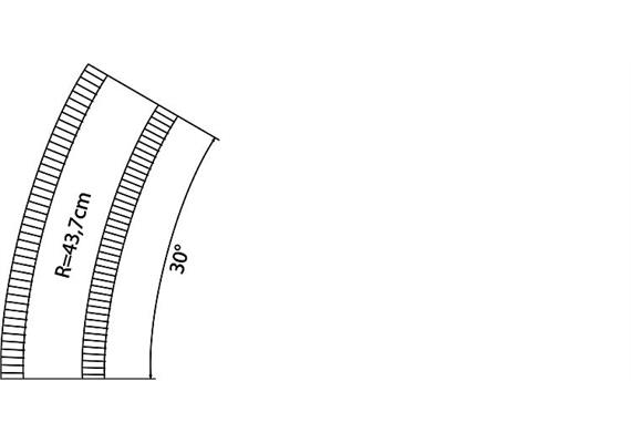 Faller 120476 Gleisbett gebogen Radius 2 | Bild 2