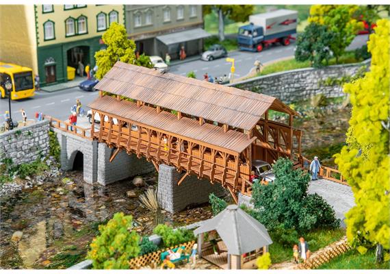 Faller 120527 Eisenbahn-Holzbrücke - H0 (1:87) | Bild 1