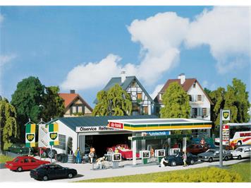 Faller 130345 Tankstelle mit Servicegarage - H0 (1:87)