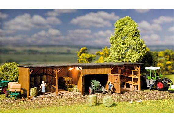 Faller 130523 Heuballenlager mit Werkstatt | Bild 1