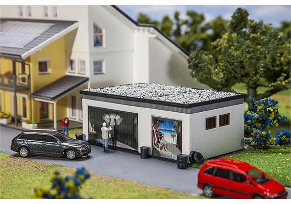 Faller 130620 Doppelgarage mit Antriebsteilen HO | Bild 1