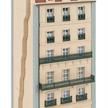 Faller 130712 Stadthaus, 6-stöckig - H0 (1:87) | Bild 6