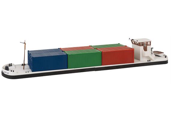 Faller 131013 Flussfrachter mit Containern - H0 (1:87) | Bild 4