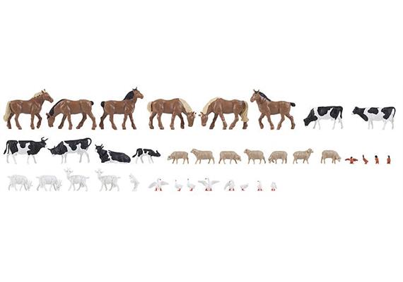 Faller 150938 Tiere auf dem Bauernhof (36)
