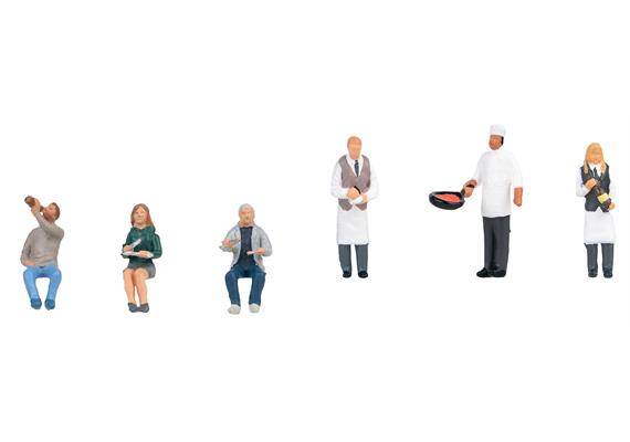 Faller 151704 Kellner und Restaurantbesucher - H0 (1:87) | Bild 1