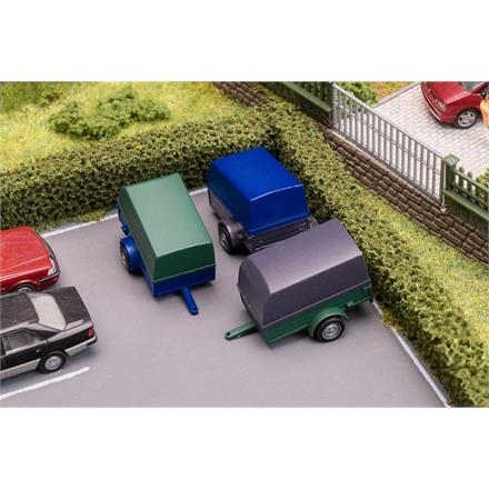 Faller 180012 3 PKW-Anhänger - H0 (1:87)