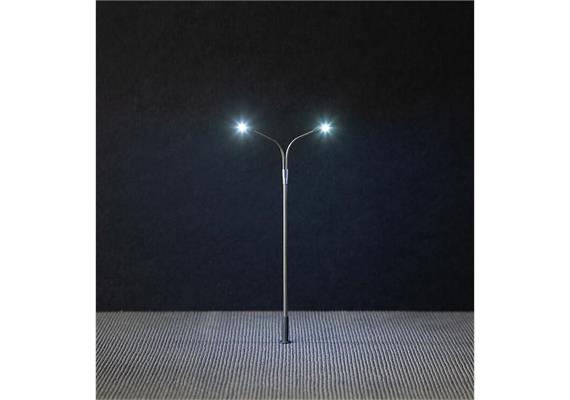 Faller 180101 LED-Straßenbeleuchtungen, Peitschenleuchten, 3 Stück - H0 (1:87) | Bild 2