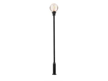 Faller 180104 LED-Parklaterne, Kugel-Aufsatzleuchte, 3 Stück - H0 (1:87)