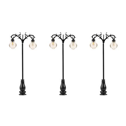 Faller 180107 LED-Laterne, Hängeleuchte, 3 Stück - H0 (1:87)