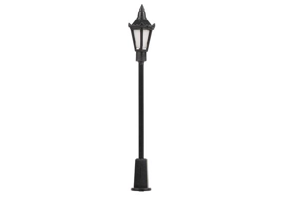 Faller 180212 LED-Parklaterne, Sechskantlaterne mit Krone - H0 (1:87)