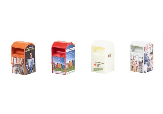 Faller 180341 4 Altkleidercontainer - H0 (1:87) | Bild 1