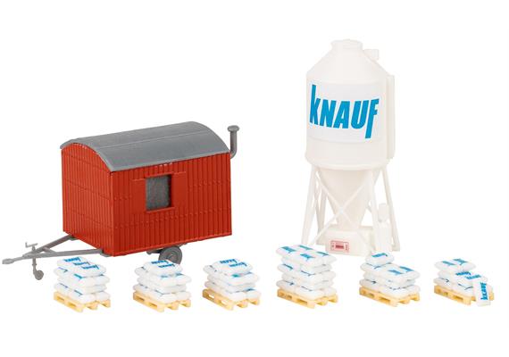 Faller 180389 Gips-Silo mit Bauwagen - H0 (1:87) | Bild 2