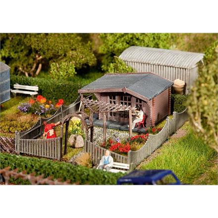 Faller 180491 Schrebergarten mit Gartenlaube - H0 (1:87)