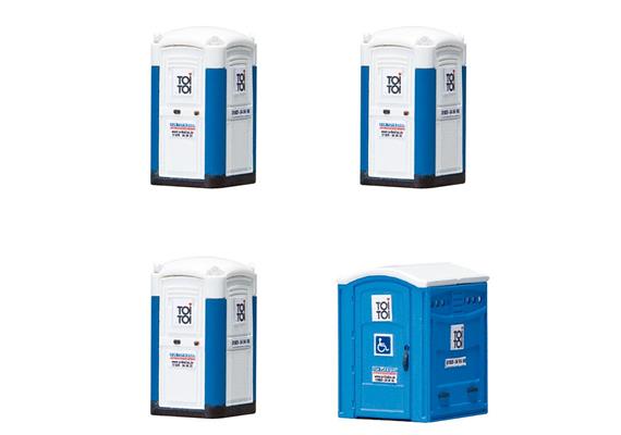 Faller 180543 Mobile Toilettenkabinen Toi Toi | Bild 3