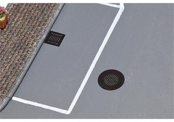 Faller 180610 Stadtausgestaltungselemente III (Kanaldeckel) - H0 (1:87)