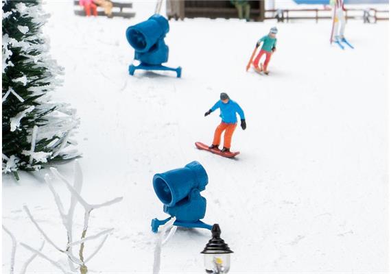 Faller 180873 2 Schneekanonen - H0 (1:87) | Bild 1