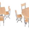 Faller 180957 2 Tische und 12 Stühle - H0 (1:87) | Bild 2