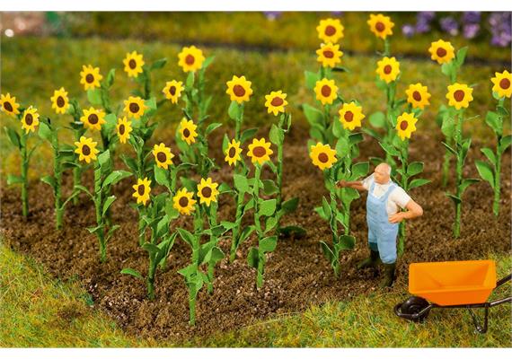 Faller 181256 Sonnenblumen, 16 Stück - H0 (1:87)