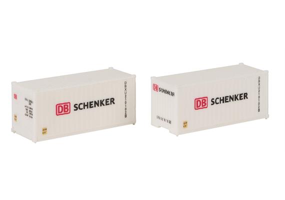 Faller 182053 20 Container DB, 2er-Set - H0 (1:87) | Bild 2