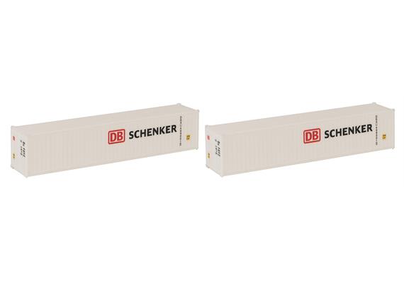 Faller 182153 40 Container DB, 2er-Set - H0 (1:87) | Bild 2