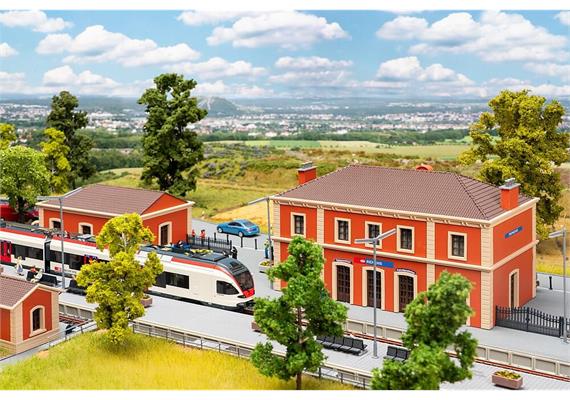 Faller 190045 Bahnhof-Set Schweiz - H0 (1:87) | Bild 1