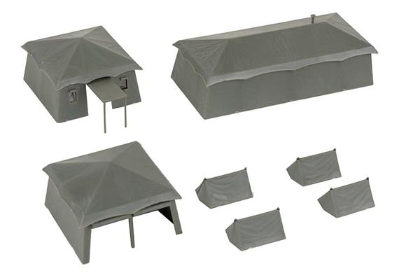 Faller 190780 7 Zelte der Schweizer Armee - H0 (1:87) | Bild 2