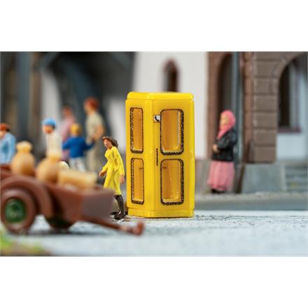 Faller 272928 2 Telefonzellen Bundespost - N (1:160)