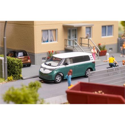 Faller Car System 161422 VW ID. Buzz, grün-weiß (HERPA) - H0 (1:87)