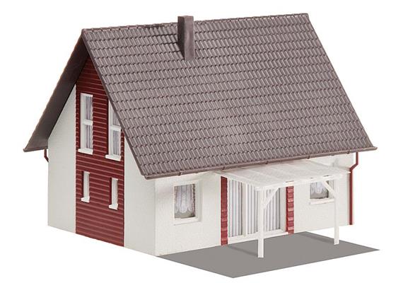 Faller Einfamilienhaus (weinrot) N | Bild 3