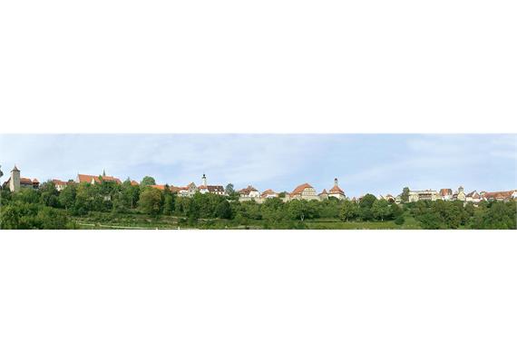 Faller Modellhintergrund "Kleinstadt" - H0, N, H0m