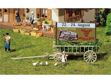 Faller Wagen mit Werbetafel