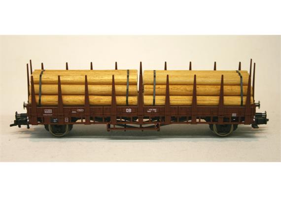 Fleischman Rungenwagen mit 2 Stapel Baumstämmen DB | Bild 1