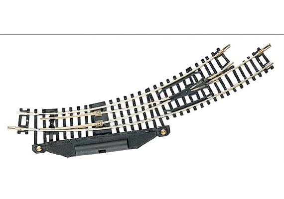 Fleischmann 22273 elektrische Bogenweiche links R1/R2, N