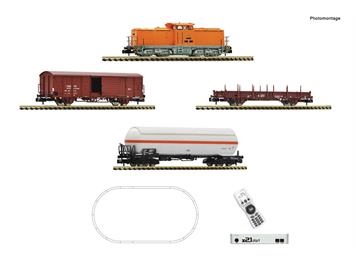 Fleischmann 5170001 z21 start Digitalset: Diesellokomotive BR 111 mit Güterzug, DR