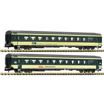 Fleischmann 6260095 SOB/BT 2-tlg. Set 1: Reisezugwagen „Voralpen-Express“ - N (1:160)