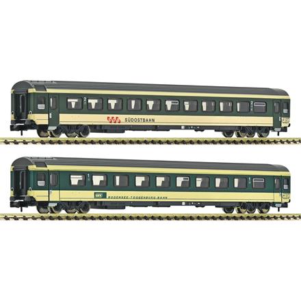 Fleischmann 6260096 SOB/BT 2-tlg. Set 2: Reisezugwagen „Voralpen-Express“ - N (1:160)