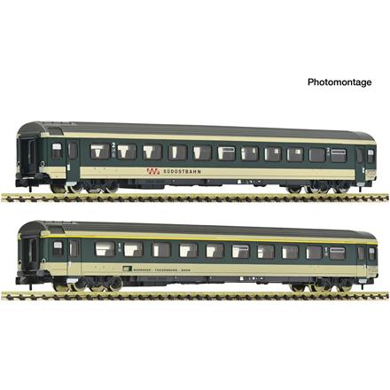 Fleischmann 6260096 SOB/BT 2-tlg. Set 2: Reisezugwagen „Voralpen-Express“ - N (1:160)