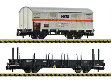 Fleischmann 6660042 2-tlg. Set: Bauzug, SERSA - N (1:160)