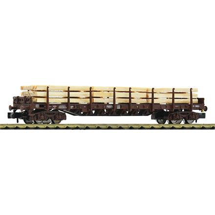 Fleischmann 6660049 Rungenwagen, Gattung Rs, der SBB mit Holzbeladung - N (1:160)