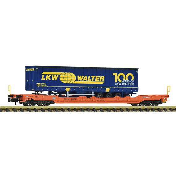 Fleischmann 6660083 Taschenwagen, Gattung Sdgnss/T5, der Wascosa, LKW Walter - N (1:160)