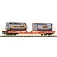 Fleischmann 6660136 Taschenwagen T5, Wascosa mit Tankcontainern der Spedition Bertsch - N
