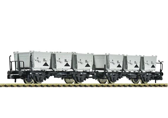 Fleischmann 6660154 SBB 2-tlg. Set: Behältertragwagen, Gattung BTs 50 - N (1:160)