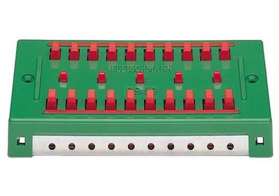 Fleischmann 6940 Verteilerplatte 2-polig - H0, N